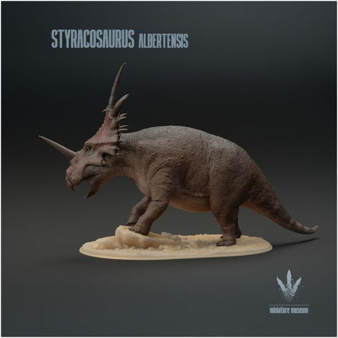 Styracosaurus albertensis - UNPAINTED - Miniature Museum