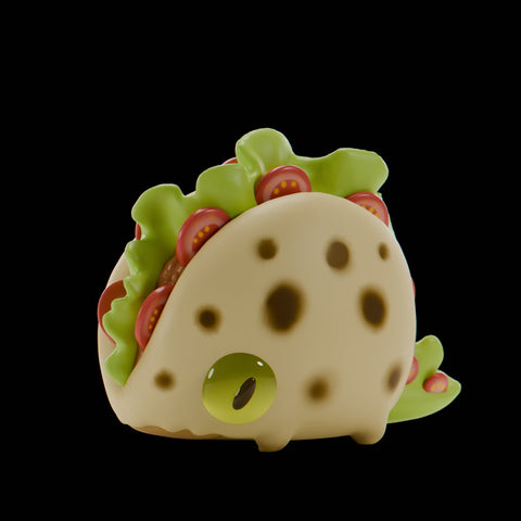 Taco - UNPAINTED - Grumpii Art Toy