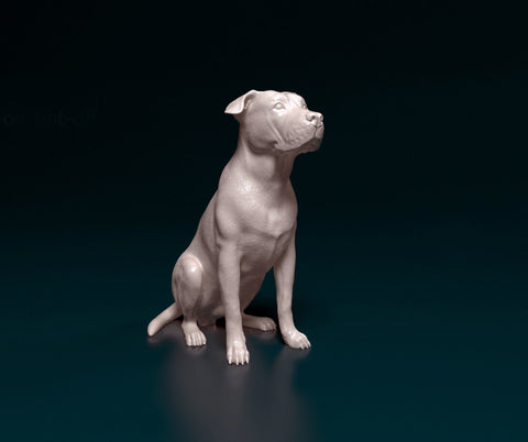 American Bulldog - UNPAINTED - Stereocat Miniatures