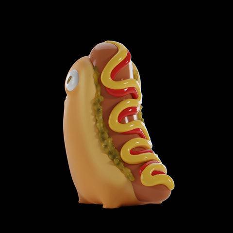 HotDog - UNPAINTED - Grumpii Art Toy