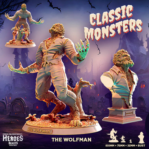 Wolfman - Classic Monster Collection - Heroes and Beasts