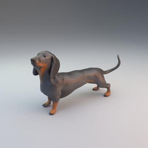 Dachshund - UNPAINTED - Dino and Dog Miniatures