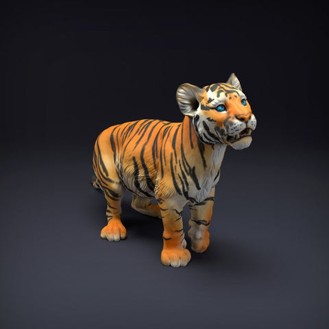 Tiger Cub - UNPAINTED - Animal Den Miniatures